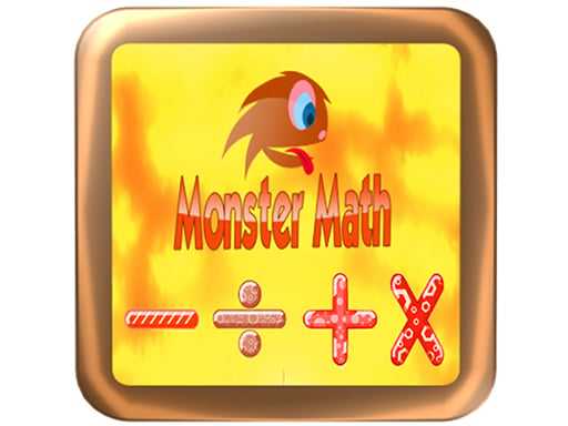 Monster math addition, multiplication, division